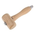 thumbnail image 3 of Uxcell 7.5" Leather Carving Hammer Wooden Hammer T-Shaped Head, Wooden, 3 of 5