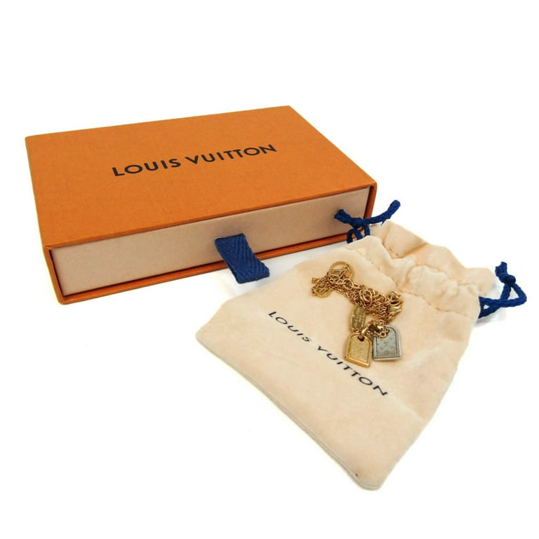 Authenticated Used Louis Vuitton Necklace Nanogram M63141 Metal