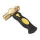 thumbnail image 2 of Martillo de Estampado de Metal de Latón de 1 Libra, Cabezas de Mazo de dos cara, Martillo de Persecución de Corto de Agarre para Manual, 2 of 9