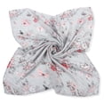thumbnail image 2 of Women Fashion Floral Printing Paris Gauze Scarf Tie Scarf Prevents Basks In Cape Large Scarf, 2 of 4