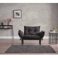 thumbnail image 5 of Loveseat - Linen/Modern/Small Space - Living Room - Black, 5 of 7