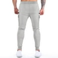 thumbnail image 4 of HAiming Mens Joggers Pants Stretch Slim Gym Sweatpants Casual Tapered Elastic Work Cargo Trousers with Zip Pocket, 4 of 6