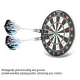 thumbnail image 6 of Vobor 3Pcs 153mm Professional knurling Steel Tip Target Throwing Darts Set With 6pcs Flights, 6 of 8