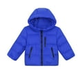 thumbnail image 4 of ATOGUTA Boys Puffer Coat Winter Fleece Jacket Zip Up Hooded Puffer Quilted Kids Outerwear Jacket for Boys Size 1T-14 Blue, 4 of 6