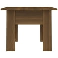 thumbnail image 3 of vidaXL Coffee Table Brown Oak 55x55x42 cm Engineered Wood, 3 of 4