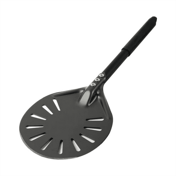 Pizza Turning Peel with Long Handle Aluminum Non-Stick Pizza Peel Spinner Scratch Resistant Pizza Peel Paddle