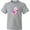 AC-Heather Grey, variant on Cute Pink Baby Flamingo Youth T-Shirt