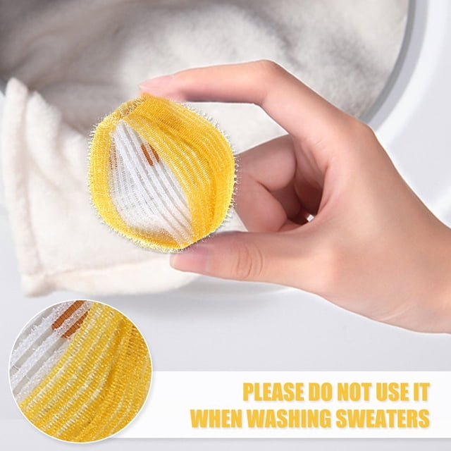 12 Pcs Balles Anti-Peluches pour Lave-Linge, Enlève-Poils d'Animaux pour Lessive, Balles Anti-Peluches en Nylon pour Poils d'Animaux, Réutilisables en Microfibre, Attrape-Poils pour Chat et Chien, Attrape-Balles pour Lessive, Enlève-Poils
