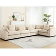 thumbnail image 2 of Beige Sectional Sofa, Customizable Combination / Fit Different Living Room Needs, 2 of 6