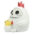 thumbnail image 4 of Ebros Furry Bones The White Hen Chicken Nugget Costumed Skeleton Figurine Small Furrybones Chicken With Hatching Chick Collectible Sculpture, 4 of 4