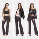 thumbnail image 4 of Pantalones de yoga para mujer con bolsillos, cintura alta, pantalones de entrenamiento para mujer, pantalones de trabajo, pantalones de vestir Zhivalor CZMR-HY201-11, 4 of 6