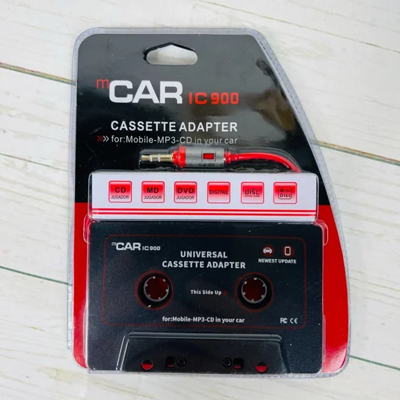 SIANA- Universal Car Audio Cassette Adapter Ic-900, 3.5Mm Plug, 3Ft *Free Shipping*