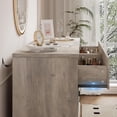 thumbnail image 5 of FANRAL 8 Drawers Dresser for Bedroom,Wood Modern Chest of Drawers with X-Shaped Sturdy Base,Gray Dresser, 5 of 7