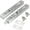 Silver, variant on Duslogis 2 Pcs Door Flush Bolts, 6 Inch Stainless Steel Security Door Locks Concealed Slide Bolt Lock with Screws for French Doors, Wood Doors, Composite Doors, Double Doors (Black)