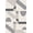Gray, Pattern 12, variant on ODIKA 4'x6' Gray White Monochrome Geometric Striped Washable Area Rug Horizontal Bands Multi-Motif Diamond for Bedroom, Reading Nook, Pet Friendly & Non-Shedding