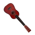 thumbnail image 2 of Guitarra de madera de 23 pulgadas, instrumento musical educativo, juguete para niños, estudiantes, principiantes (café), 2 of 10