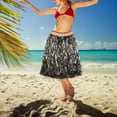 thumbnail image 6 of Yunhgft Grass Skirt Costume Set , Skirt Photo Props , Womens Tropical Skirt, for Wedding Black, 6 of 9