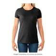 thumbnail image 2 of Playera Fruit Of The Loom para Mujer, Cuello Redondo Manga Corta Negro Talla  M, 2 of 4