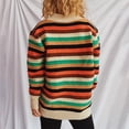 thumbnail image 4 of LOVZFMLL Cardigan pour Femmes, Chandail Rayé, Veste Cardigan à Boutons, 4 of 4