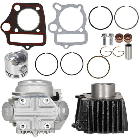 ALL-CARB Top End Rebuild Kit Cylinder Head Piston For Honda XR50 Z50R CRF50