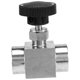 thumbnail image 4 of 1/2" BSP Equal female Thread SS 304 Stainless Steel Flow Control shut off Needle Valve, 4 of 5
