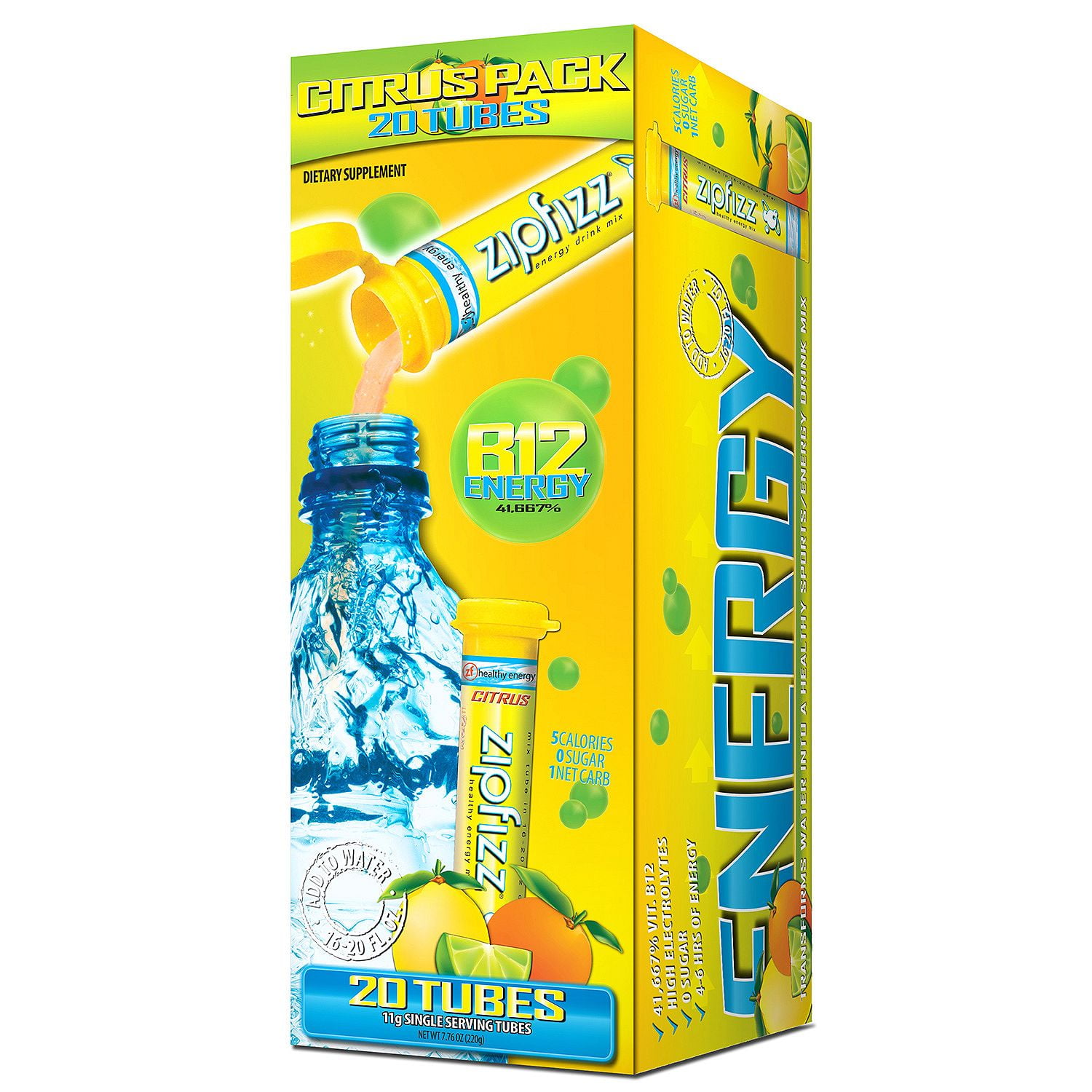 Zipfizz Energy/Sports Drink Mix - Citrus (20 ct.)