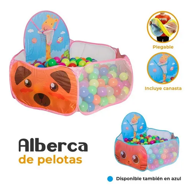 Alberca De Pelotas Piscina Corral Bebes Rosa Malubero Malu1399