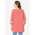 thumbnail image 2 of Woman Within Plus Size Embroidered Knit Tunic, 2 of 5