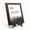 Wood, variant on Fika Definition, Black Frame 7x5 Decorative Wall Plaque With Easel Acrylic Stand | Elegant Forest Design | Inspirational Typographic Decoration