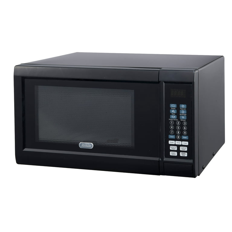 Sunbeam black cheap microwave