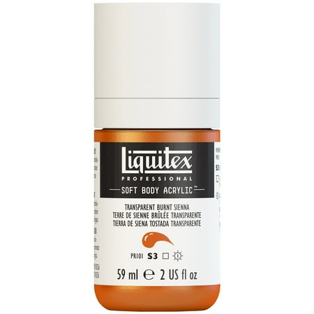 UPC: 0887452998440 | Liquitex Professional Soft Body Acrylic Color 2 oz. Transparent Burnt Sienna