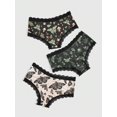 thumbnail image 2 of 3 Pcs Bragas Estampadas Fungi y Mariposas con Encaje, 2 of 4