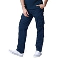 thumbnail image 2 of Matchstick Men's Cotton Straight Leg Relax Fit Cargo Pants with 8 Pockets, 2 of 8