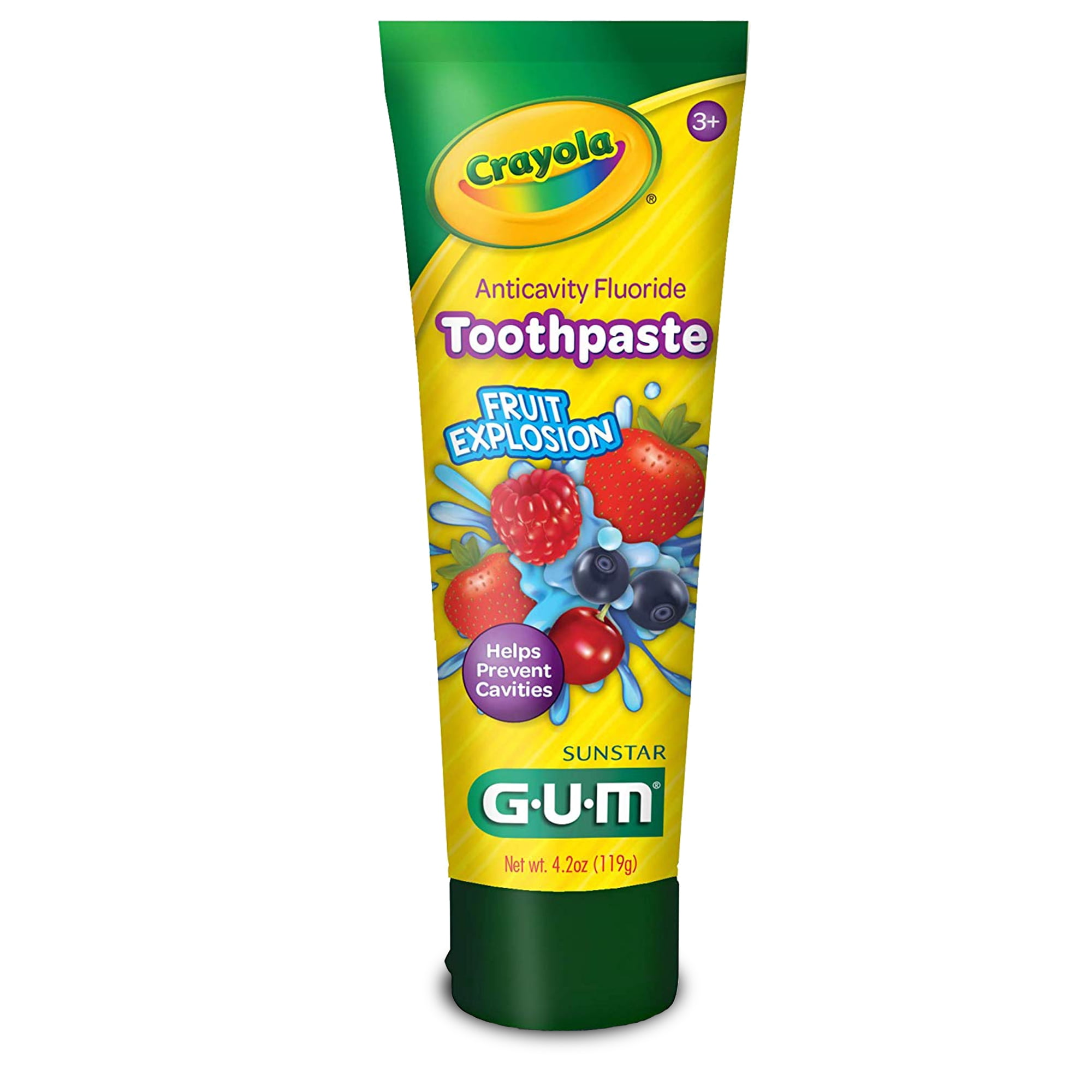 GUM Crayola Anticavity Kids' Toothpaste - 4.2oz - Walmart.com - Walmart.com