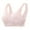 Pink, variant on XuJwPNcy Women's Plus Size Front Closure Bras No Underwire Push up Bralettes Wireless Breathable Comfy Bra