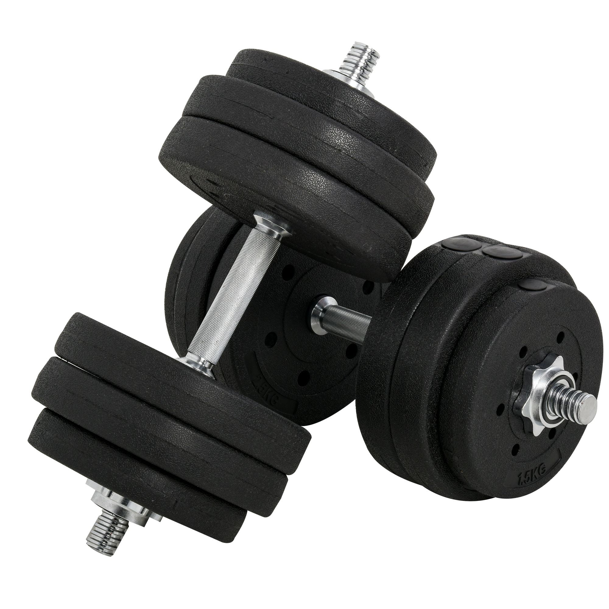 Soozier 66lbs Adjustable Dumbbells Weight Set Dumbbell Hand Weight