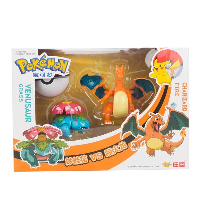 Juguete de bola variante de Pokémon, modelo Pikachu, tortuga Jenny, monstruos de bolsillo, figura de acción Mew-Two, regalo de juguetescaja M zhangyuxiang unisex