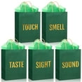 thumbnail image 1 of Juego de bolsas de regalo Kolldenn con papel de seda, color verde, 21 x 11 x 27 cm, 1 of 7