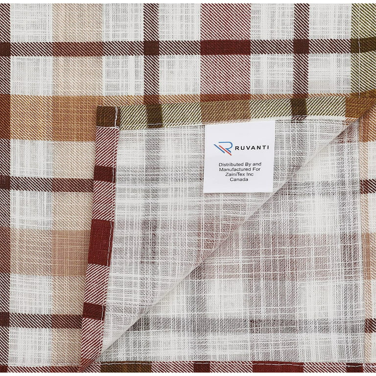 Ruvanti Cloth Napkins Set of 12, 18X18 Inches Napkins Cloth Washable, Soft,  Dura 7445025913936