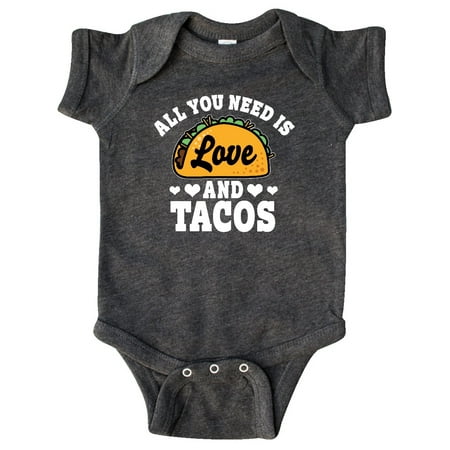 

Inktastic Valentine s Day All You Need is Love and Tacos Gift Baby Boy or Baby Girl Bodysuit