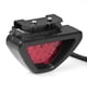 thumbnail image 2 of F1 Estilo Drl Rojo 12 Led Cola Trasera Parada Niebla Triangular Freno Luz Parada Seguridad Lámpara Coche Motor Yuarrent VI009719-00, 2 of 6