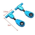 thumbnail image 3 of pitrice 2 Pcs Bras RC Amélioré 1/10 pour Tamiya TT02 4WD sur Route Modèle Accs avant Bleu, 3 of 5