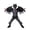 Black, variant on Kids Dragon Costume Set, Halloween Pretend Play Dress Up Jumpsuit with Wings and Mask for Boys & Girls