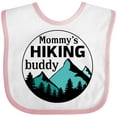 thumbnail image 3 of Inktastic Mommy's Hiking Buddy with Mountains and Trees Boys or Girls Baby Bib, 3 of 4