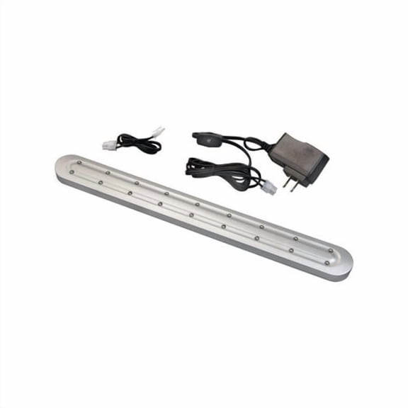 Westek Slimline 16 in. L Plug-In LED Under Cabinet Light Strip Nickel