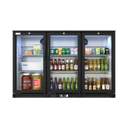 KoolMore 53 in. Three-Door Back Bar Refrigerator - 11 Cu Ft.