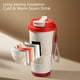 thumbnail image 4 of Taza de viaje aislante de acero inoxidable, taza de café aislada al vacío con pajita, recipiente duradero para bebidas calientes y frías, capacidad de 500 ml, blanco, negro, rojo, 4 of 7