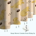 thumbnail image 6 of Golden Retriever Shower Curtain 36"x72" ,Bathroom Decorative Shower Curtains Set with 12 Hooks,Modern Waterproof Washable Shower Curtain, 6 of 6