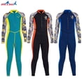 thumbnail image 2 of Yuarrent Trajes de neopreno Traje de buceo de secado rápido Traje de neopreno multicolor para niños Mangas largas y pantalones Traje de baño de cuerpo Type3 NO3 Yuarrent OD003661-02, 2 of 6