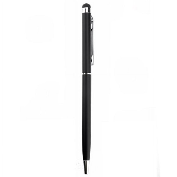 Miangastore 2-in-1 Universal Capacitive Touch Screen Stylus Pen & Ballpoint Pen for iPhone /iPad /Smartphone (Black)